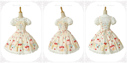 Dark Star Island - Honey Bunny Cake - Sweet Lolita JSK/OP/Strap SK/Shirt