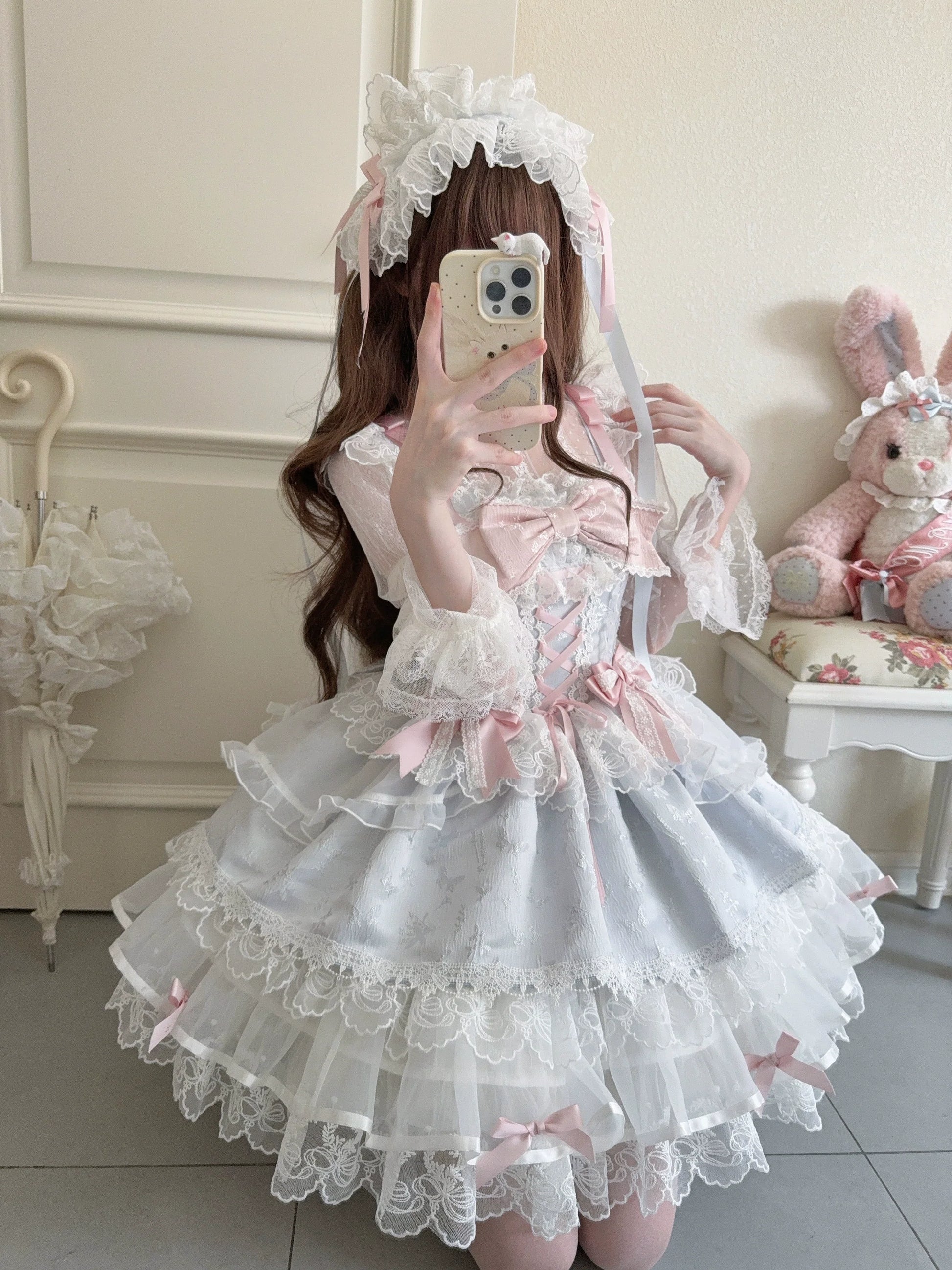 Sugar Girl- Fleeting Isle - Sweet Lolita Ballet Style Jumper Dress