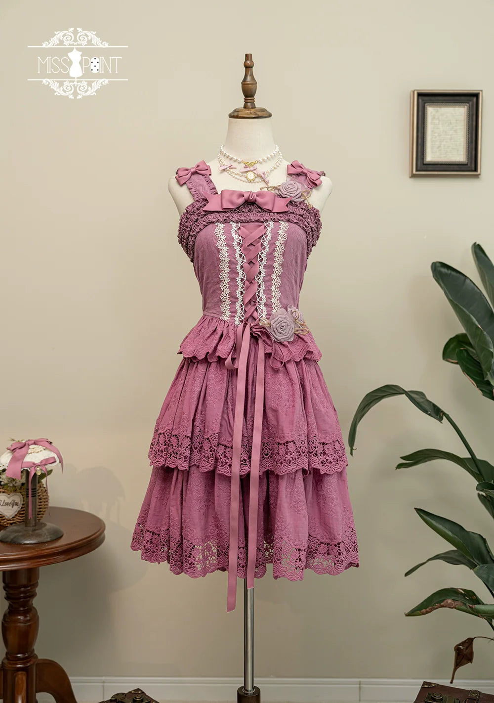 Miss Point - Forest Waltz - Classic Lolita Tiered Skirt Multi-layer Embroidered SK