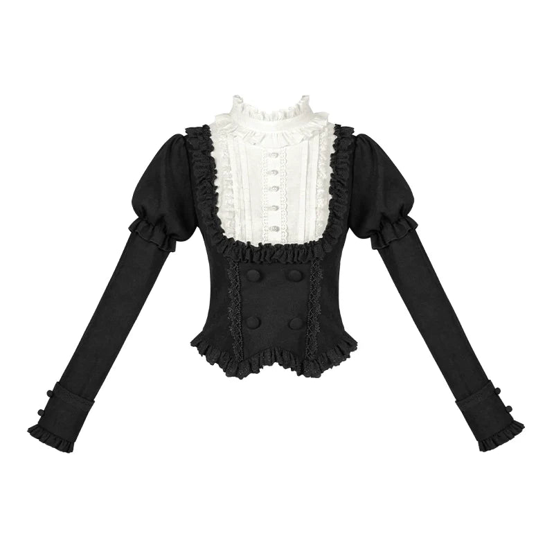 With PUJI - Fog City Time Difference - Classic Lolita SK & Blouse Suit