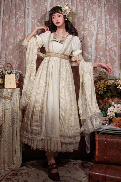 Miss Point - The Sally Gardens - Elegant Lolita Lotus Sleeves OP Dress