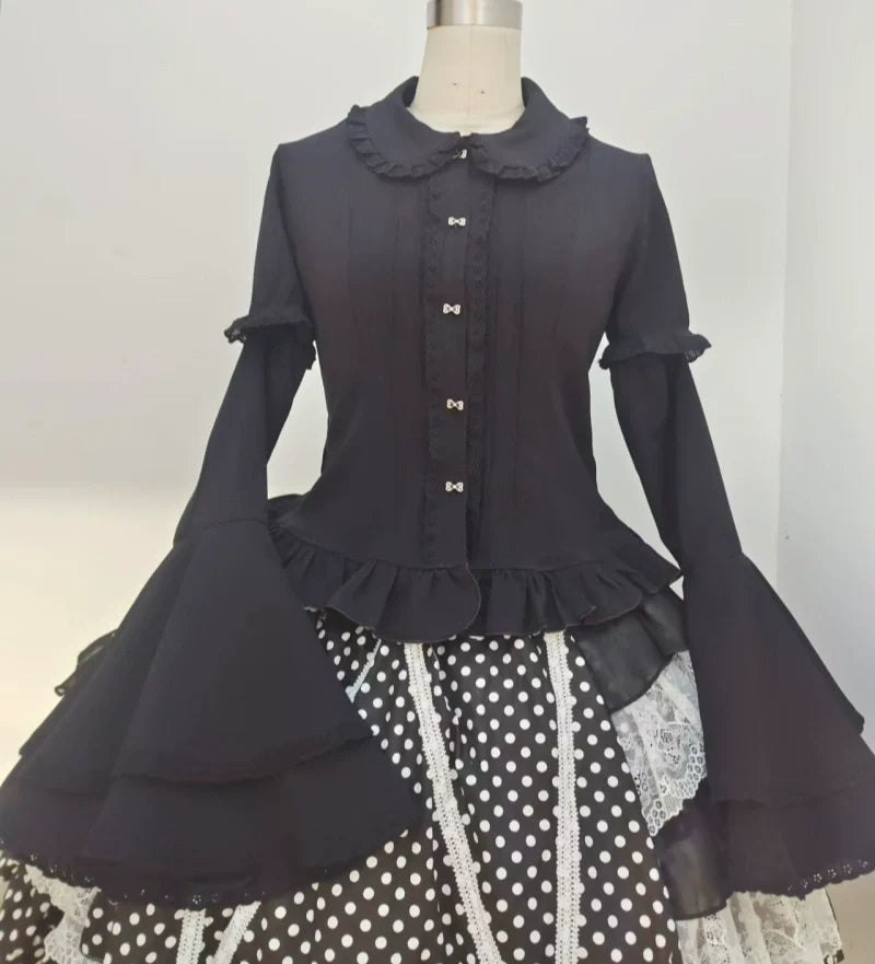 Sweet Angel - Daily Lolita White Short Sleeve Shirt