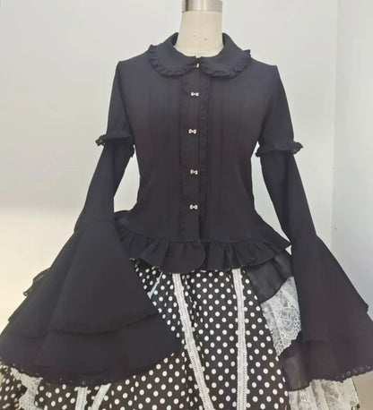 Sweet Angel - Daily Lolita White Short Sleeve Shirt