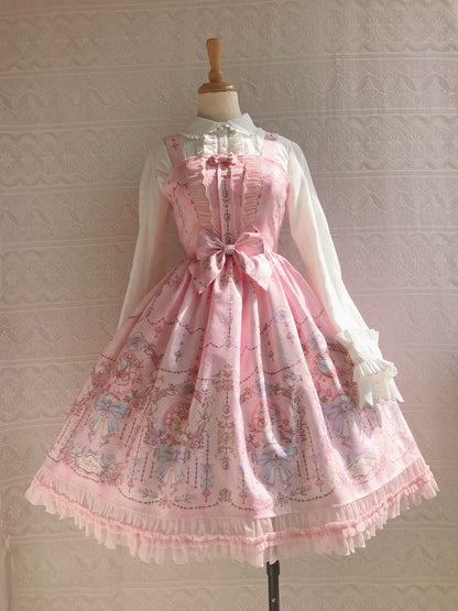 Yilia - Sweet Printing Winter Lolita JSK Dress
