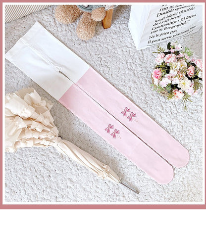 Roji roji - Kawaii 120D Velvet Lolita Tights Multicolors