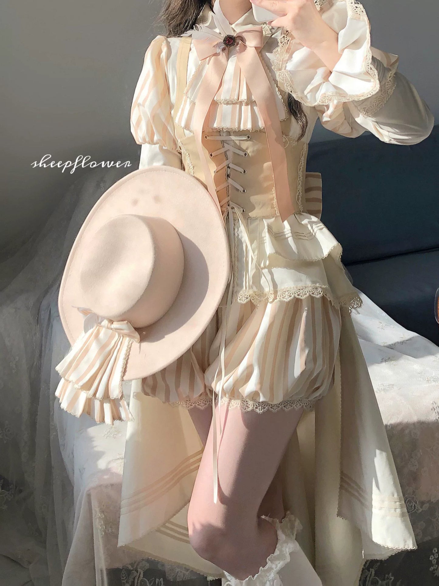 Uncle's Workshop - Ouji Lolita Shirt Set, Prince Style Bloomers