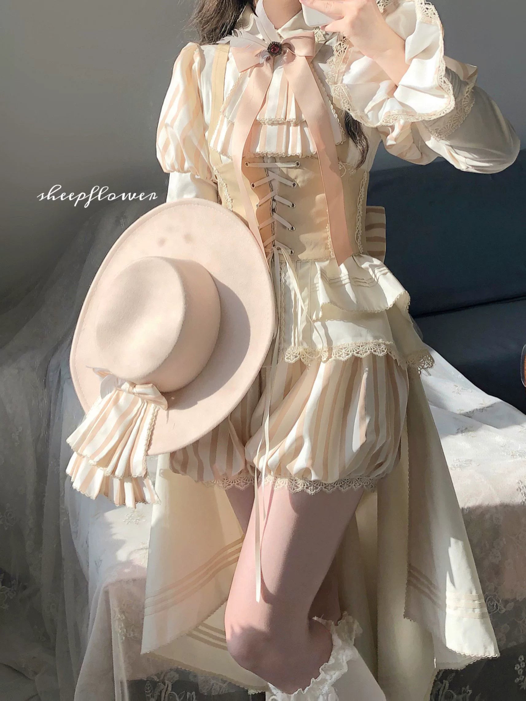 Uncle's Workshop - Ouji Lolita Shirt Set, Prince Style Bloomers