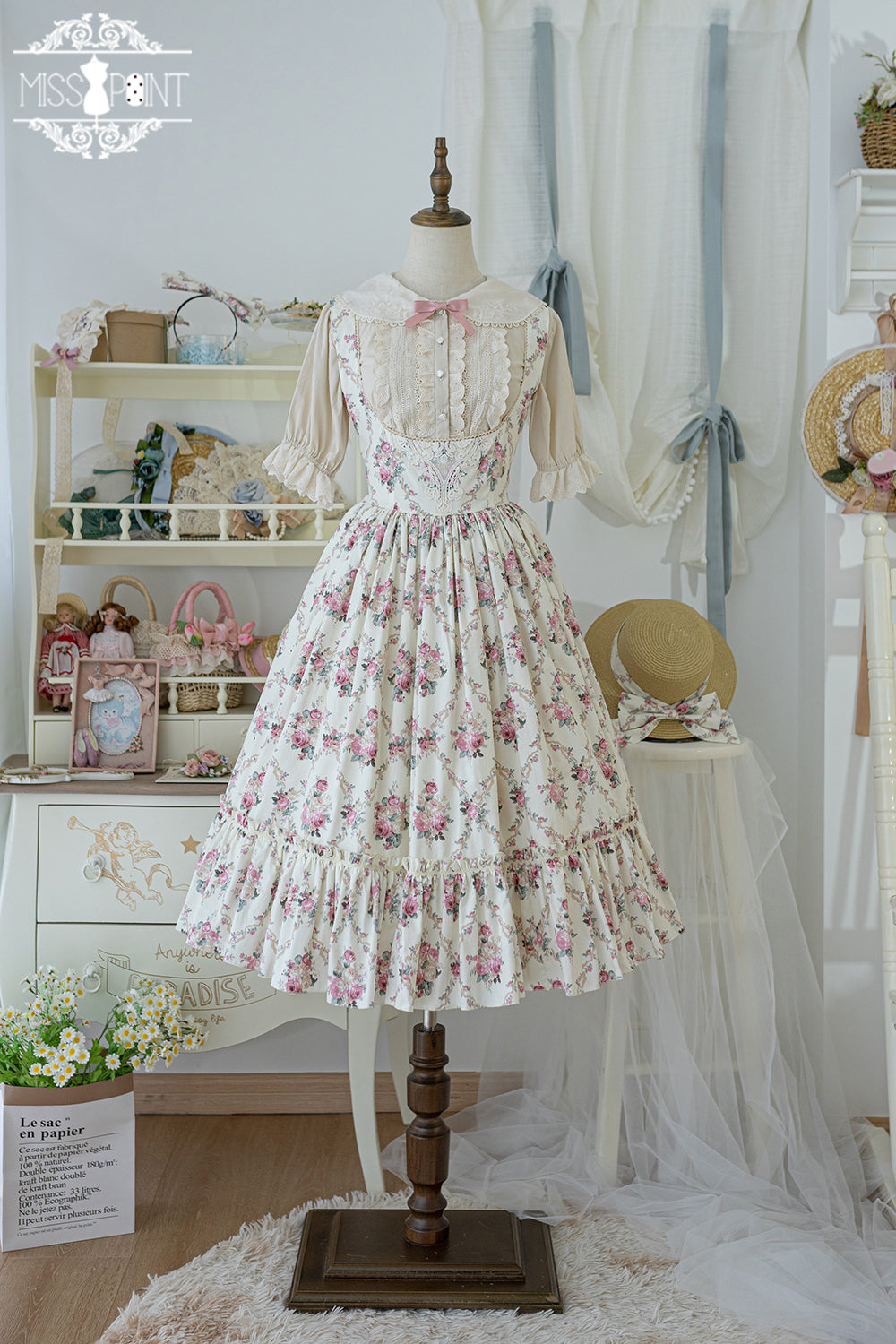 Miss Point - Happy Summer - Elegant Lolita Floral JSK Dress