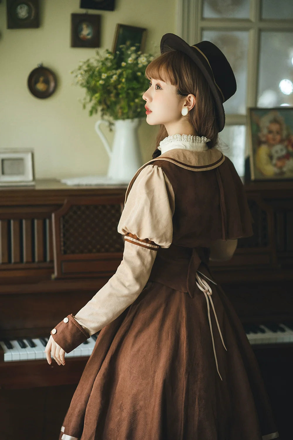Miss Point - Elegant Lolita Coat - Golden Movement Customized Short Coat