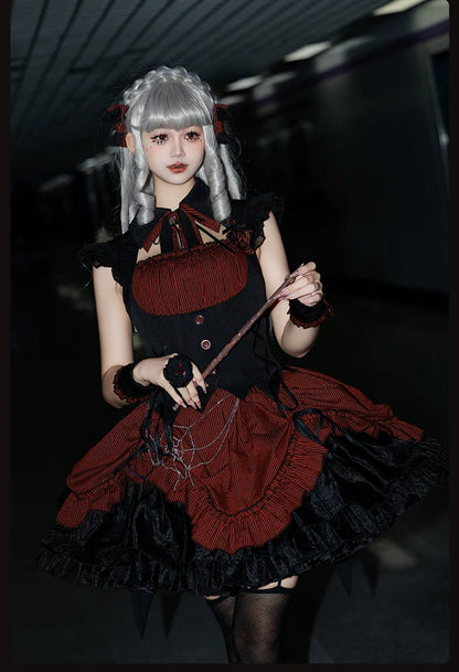 Alice Girl - Lolita Potion - Gothic Lolita Accessory Spider Web Lolita Waist Chain