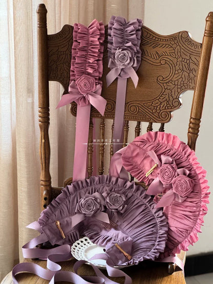 MAID - Elegant Lolita Hairband Bow Multiple Colors BNT