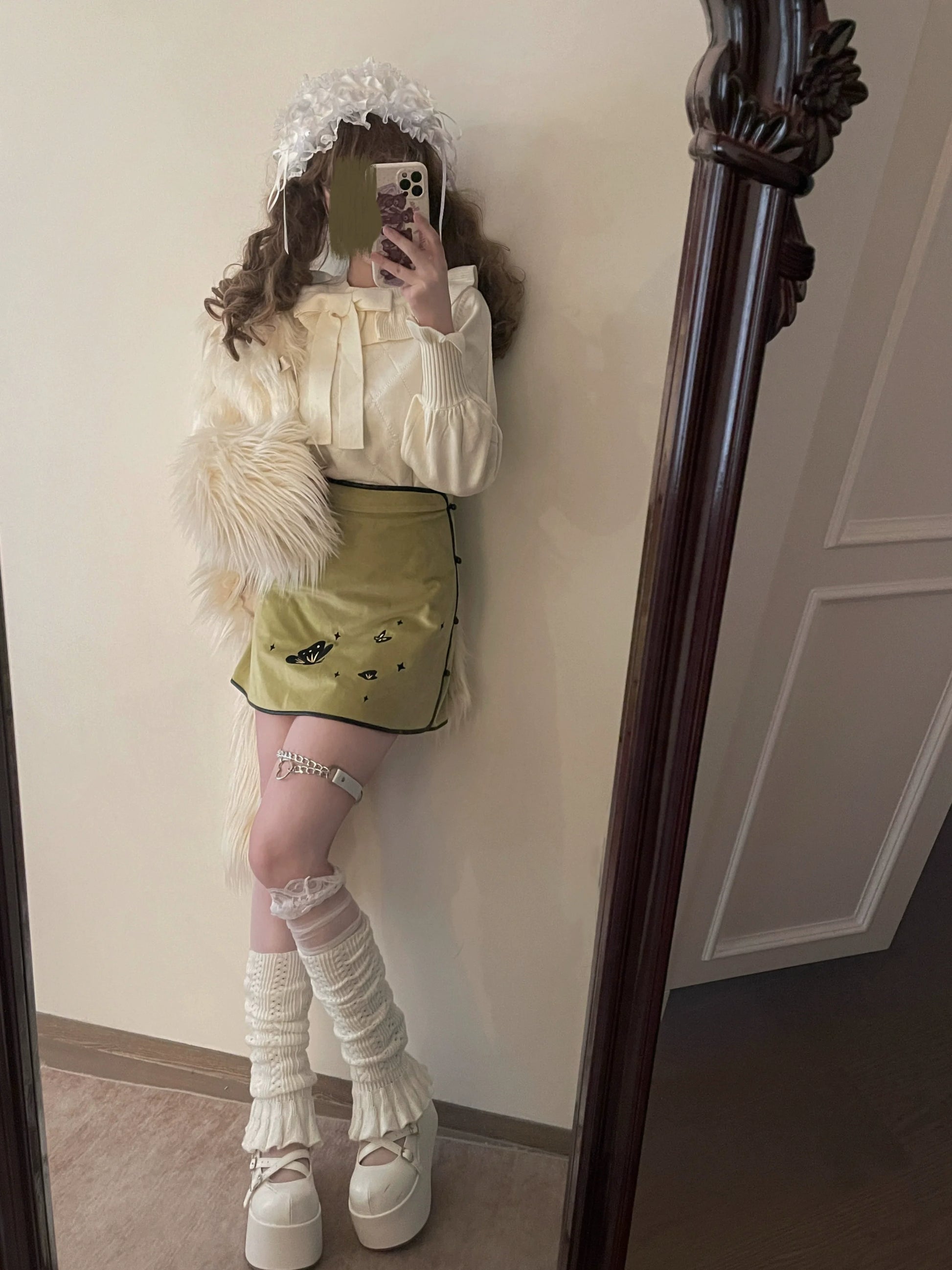 MIST - Mist Cotton - Winter Lolita Sweater Cute Knit Shirt