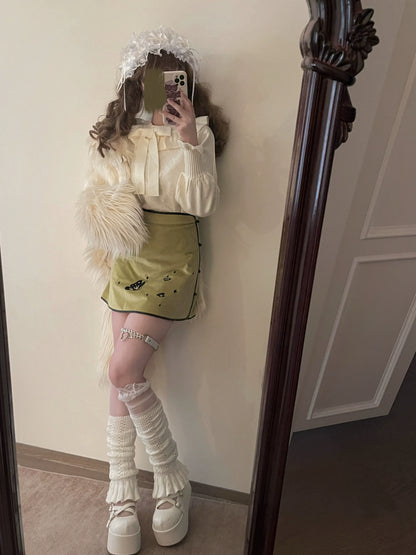 MIST - Mist Cotton - Winter Lolita Sweater Cute Knit Shirt