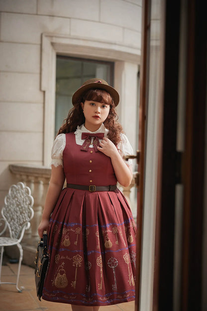 Miss Point - Antique Key - Elegant Lolita JSK Retro Lolita Dress