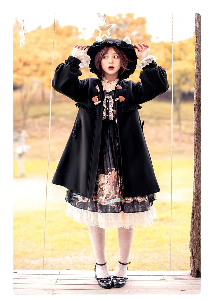 Fairy Cat - Sweet Lolita Coat Autumn and Winter Lolita Outwear