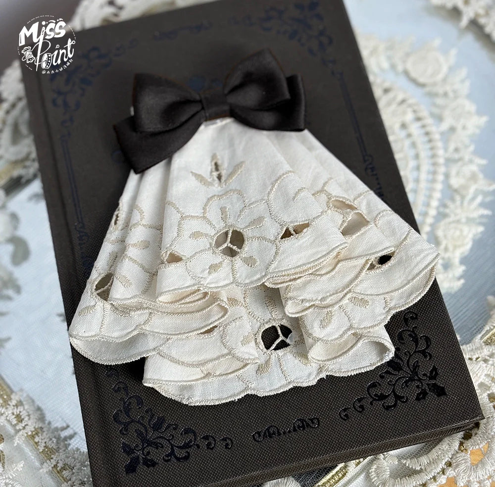 Miss Point - Classical Chocolate - Classic Lolita Accessory Bowler Hat BNT Beret Jabot