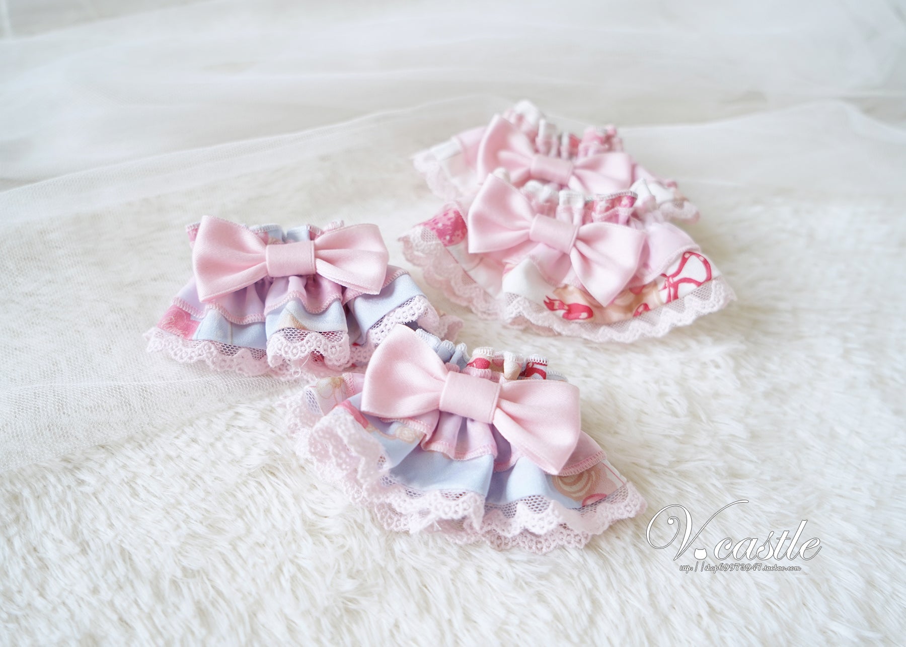 Vcastle - Crystal Srawberry - Lolita Hand Sleeves