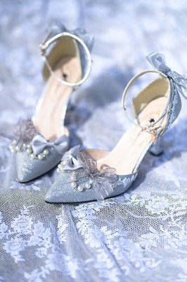 Sky Rabbit - Flower Wedding Elegant Lolita High Heel Shoes