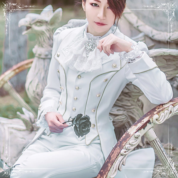 Immortal Thorn - Forever Rose - Ouji Lolita Coat Prince Handsome Wind Coat