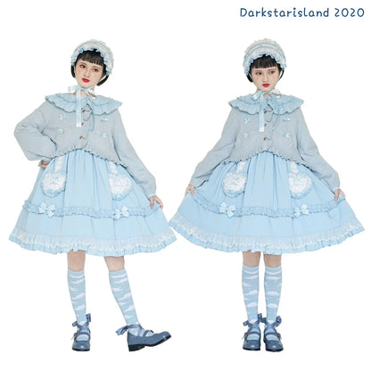 Dark Star Island - Sugar Frost - Sweet Lolita Cardigan Knit Embroidered Sweater