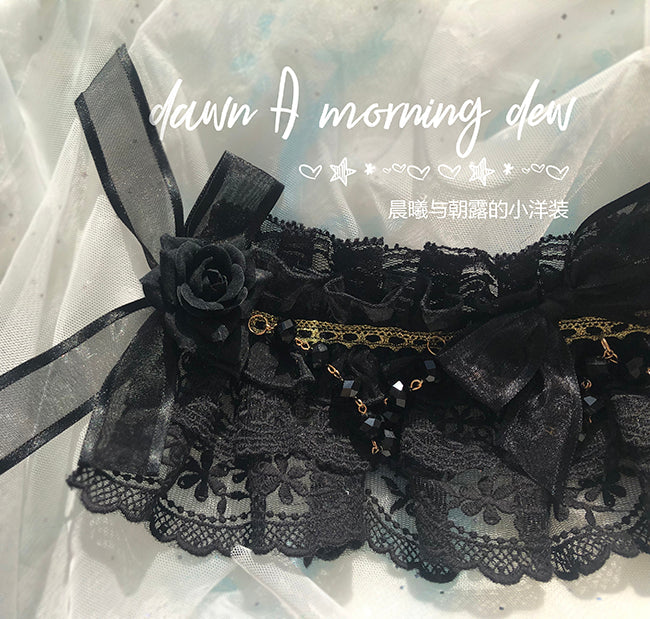 Dawn and Morning - Flower Wedding Lolita Accessories Headdress Set