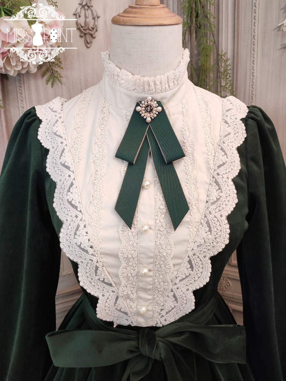 Miss Point - Customized Lolita Dress Vintage Elegant Velvet OP Dress