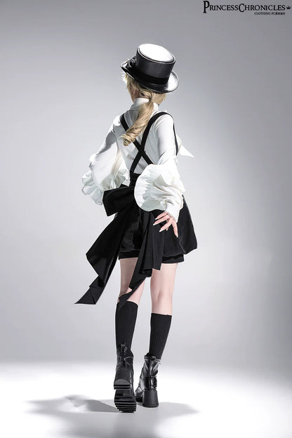 Princess Chronicles - Doll - Black Ouji Lolita Hat Retro Prince Bowler Hat