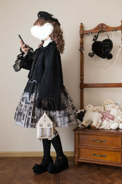 MIST - Qian's Letter - Sweet Lolita Sweater Winter Cardigan Coat