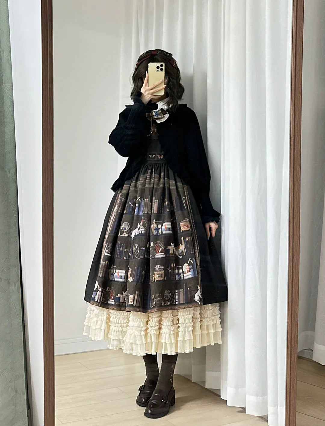 Miss Point - German Bookshelf - Classic Lolita Printed JSK Dress