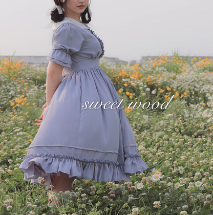 Sweet Wood - Plus Size Vintage Lolita OP Dress