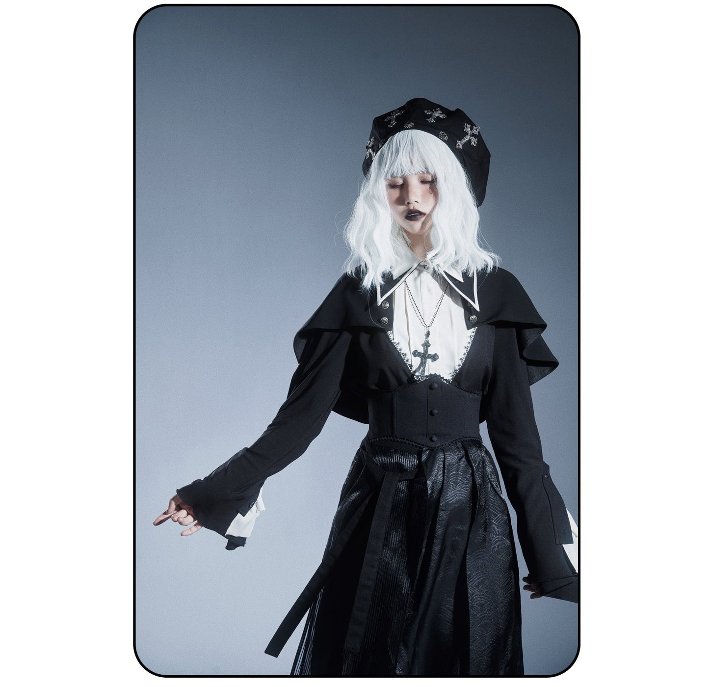 Susin Lolita - Cross Praise - Nun Style Gothic Lolita Dress and Blouse