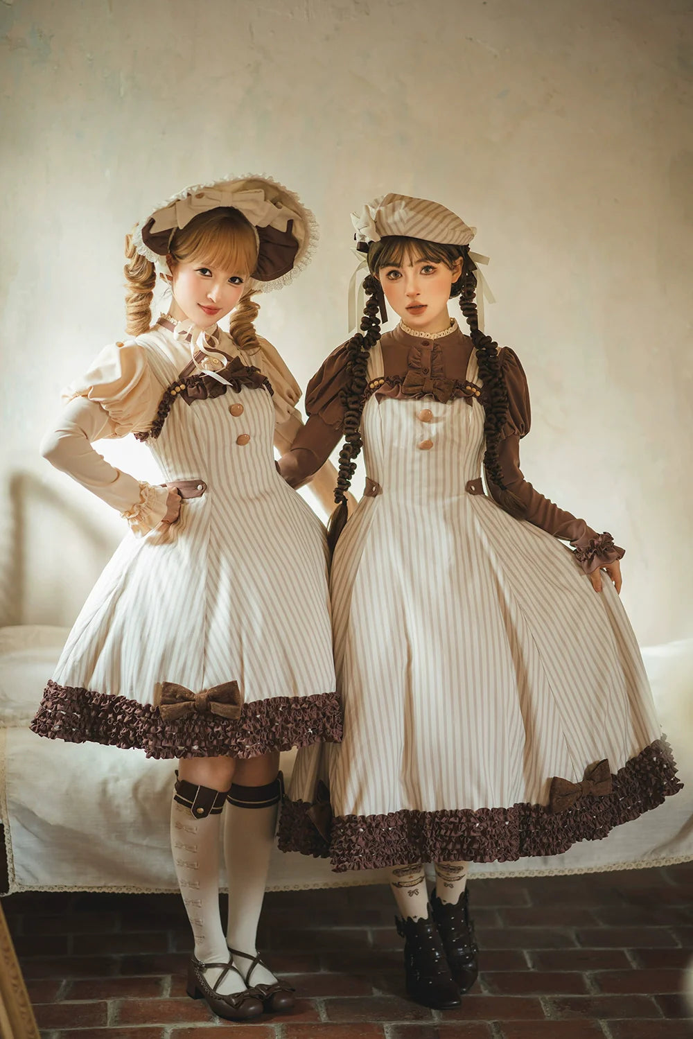 Miss Point - Classic Lolita JSK Customized Stripe Lolita Dress