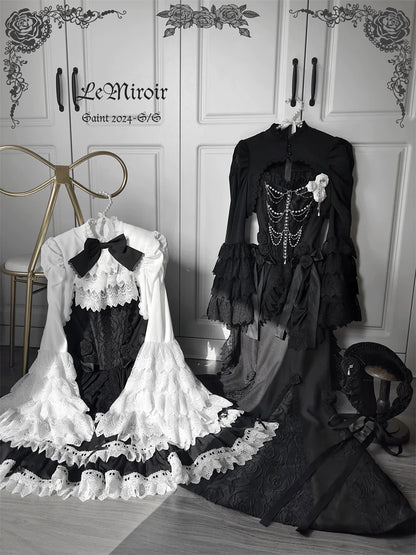 LeMiroir - Saint - Gothic Lolita Bolero Skirt Mermaid Dress Corset