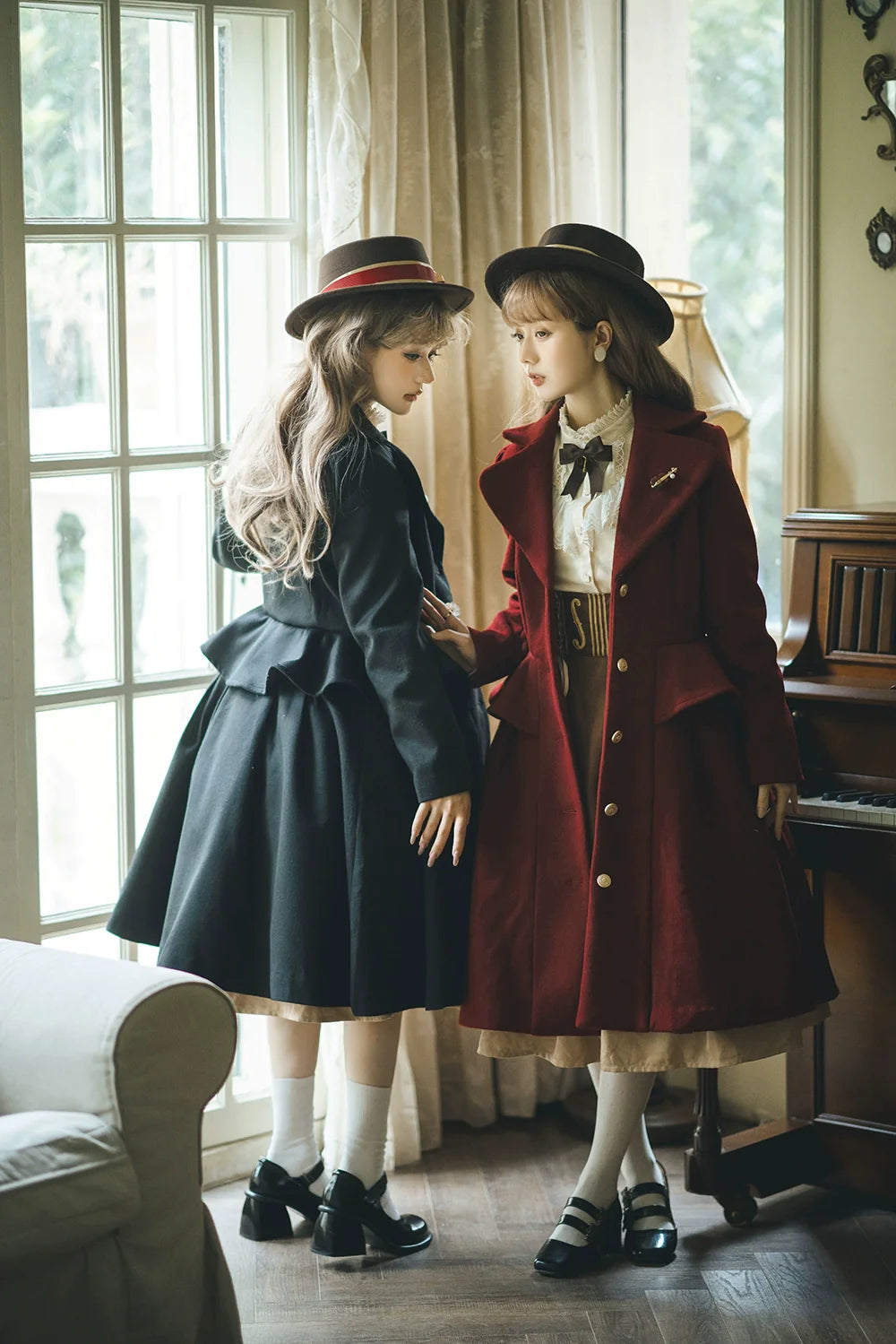 Miss Point - Golden Movement - Elegant Lolita Fishbone Skirt Customized