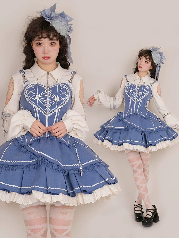 OCELOT - Love Affairs - Sweet Lolita Bodice Set Spicy Cowgirl Dress Set