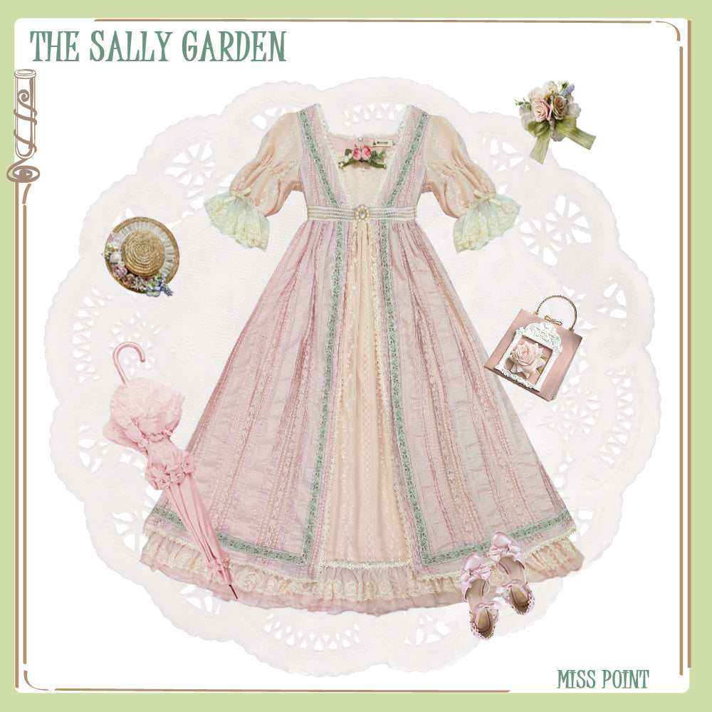 Miss Point - The Sally Gardens - Elegant Lolita Lotus Sleeves OP Dress