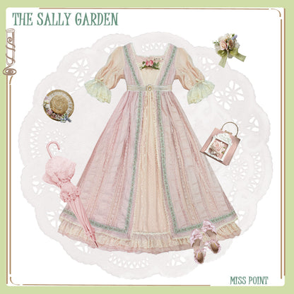 Miss Point - The Sally Gardens - Elegant Lolita Lotus Sleeves OP Dress