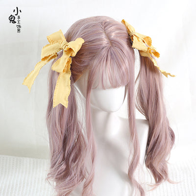 Xiaogui - Cosplay Double Ponytail Spiral Lolita Hair Clips