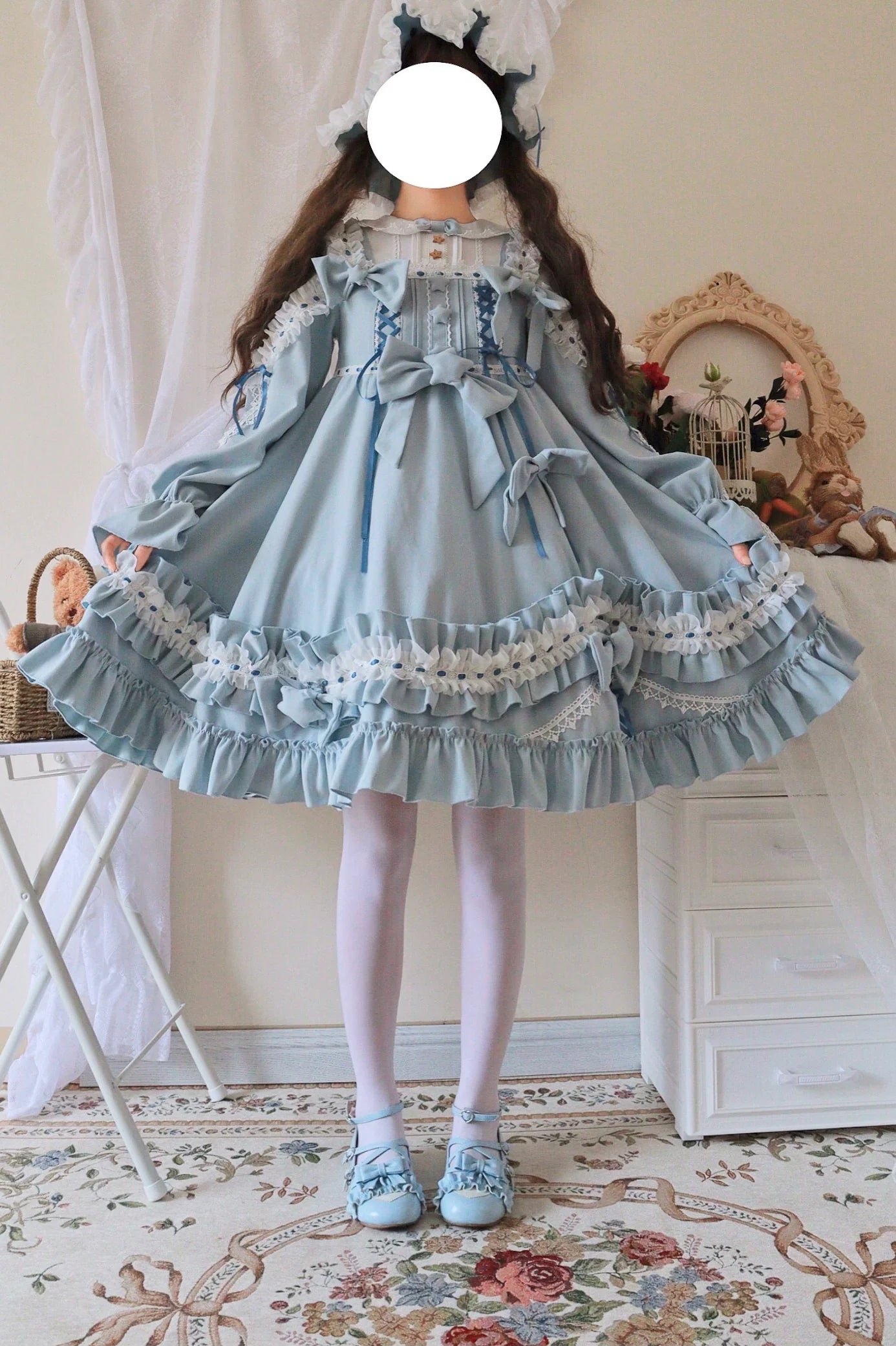 Aurora Kiss - Daily Lolita Winter Dress, Long Sleeve