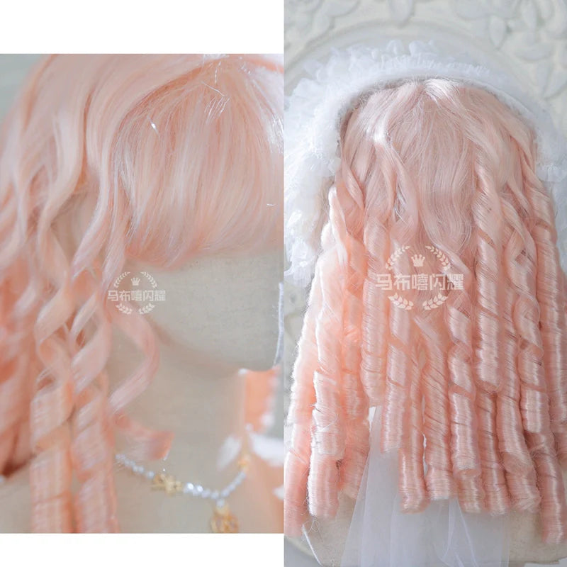 Mabuxi - Retro Lolita Wig Elegant Roman Curls Gorgeous Court Wigs