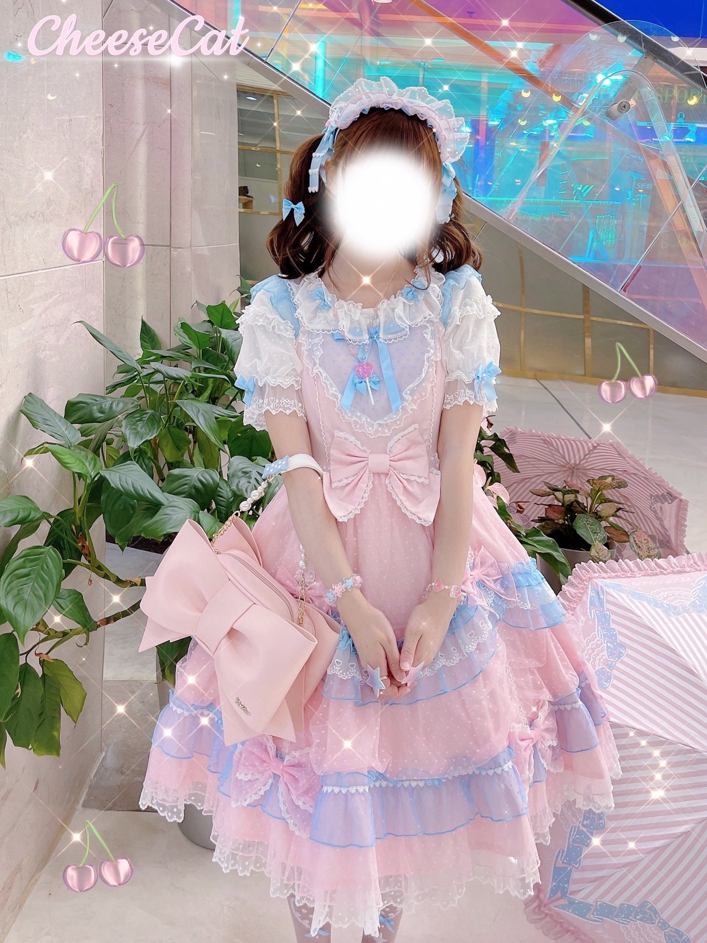 Cheese Cat - Buling Crystal Summer LolitaSweet Bracelet