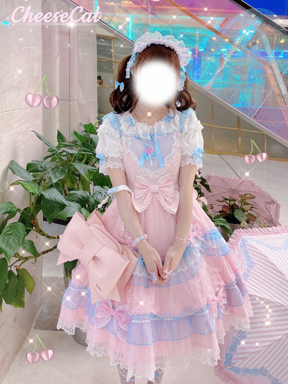 Cheese Cat - Buling Crystal Summer LolitaSweet Bracelet