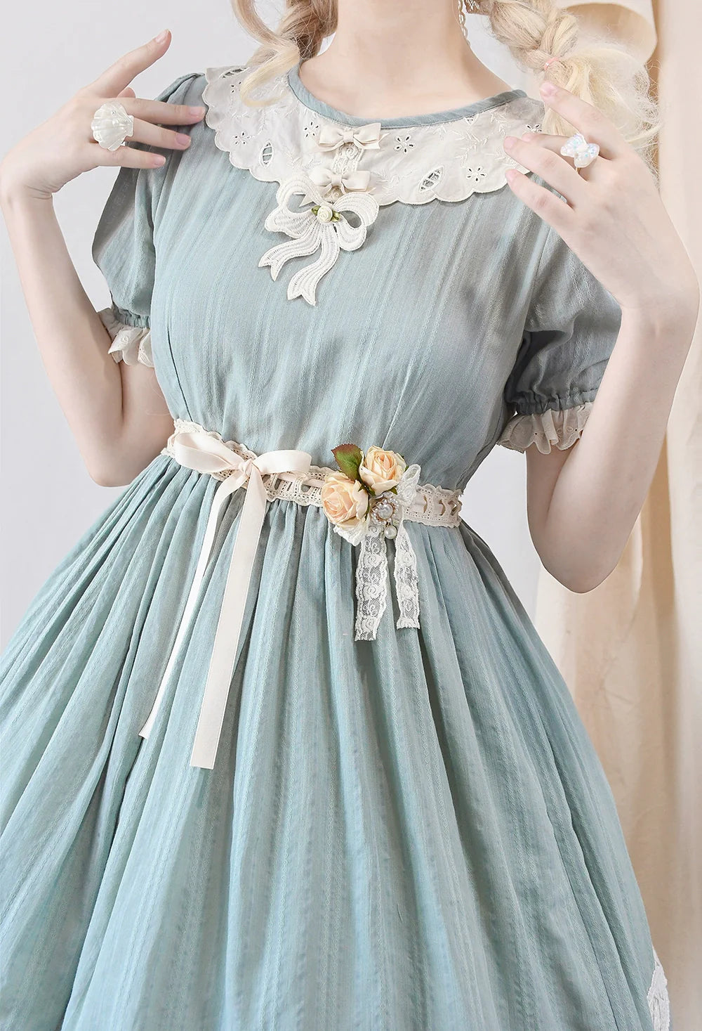 Miss Point - Customized Elegant Lolita OP Dress Cute Daily Girl Short Lolita Dress