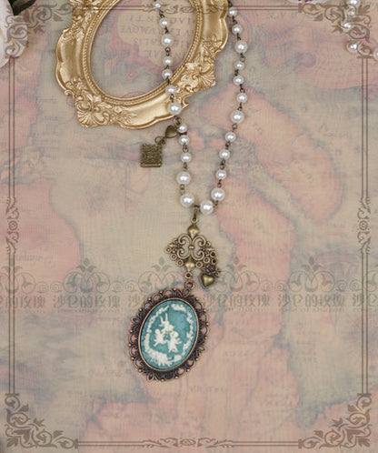 Rose of Sharon - British Style Cameo Lolita Necklace