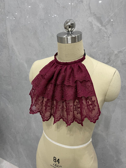 Summer Story - Elegant Lolita Bib Lace Lolita Accessory