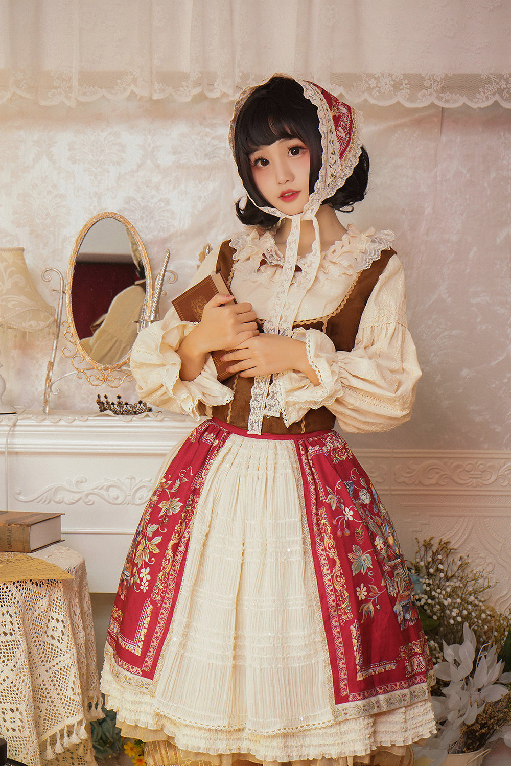 Miss Point - Rich Hymn - Lolita Bavarian Cotton Embroidered Blouse