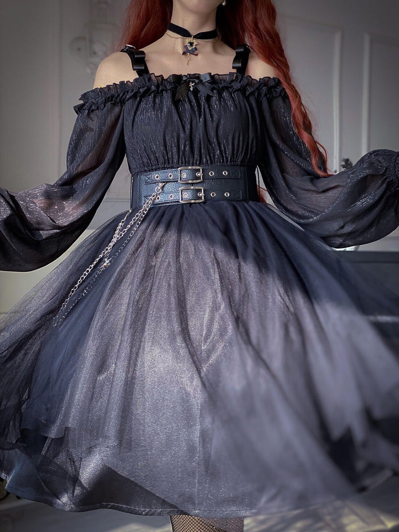 Your Princess - Gothic Lolita High Waist Black Dress