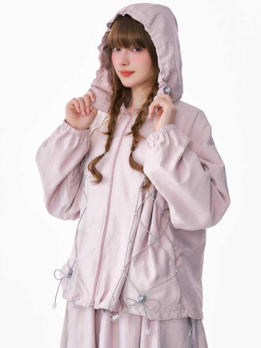 Lightweight hooded jacket【s0000010159】