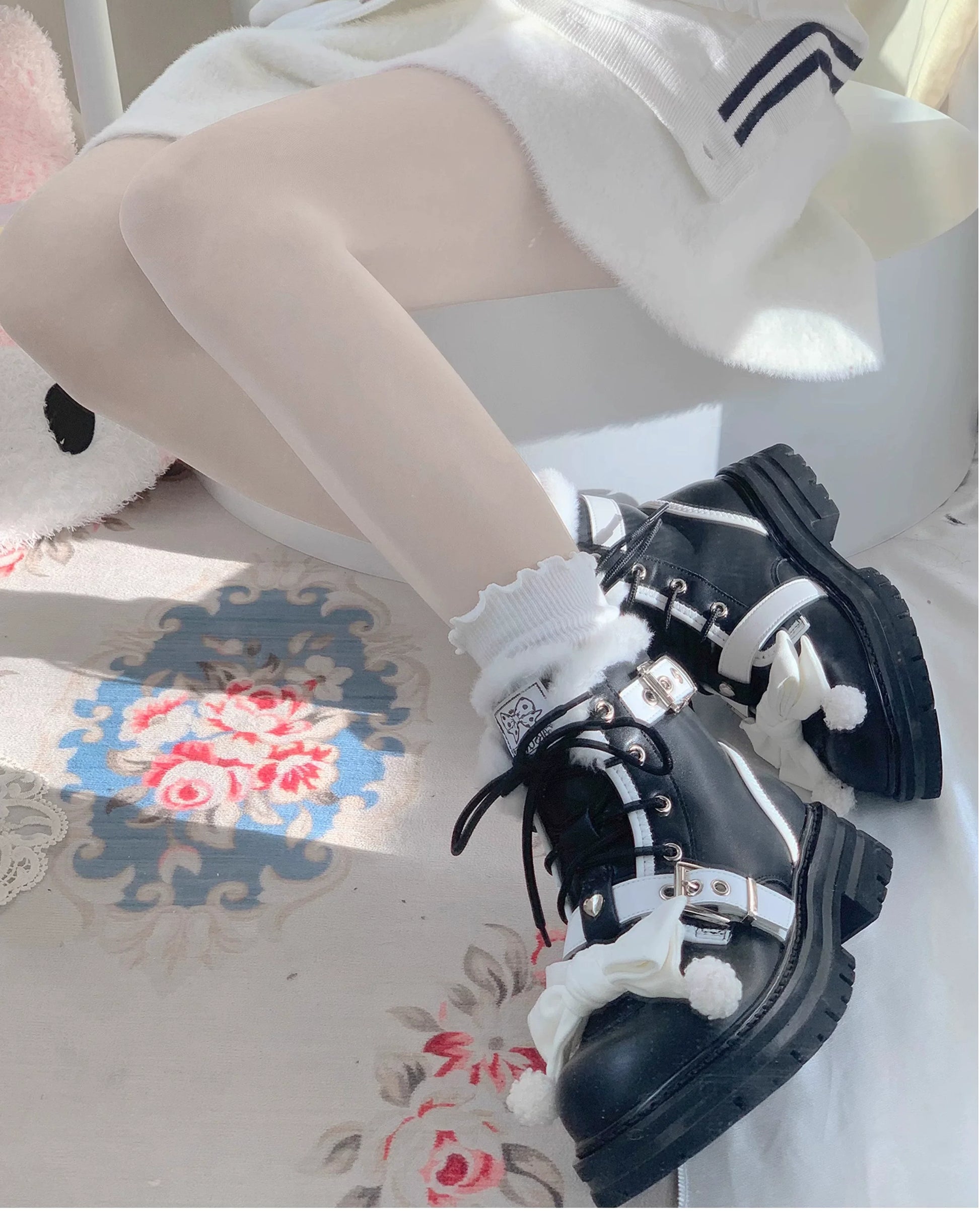 StarsCrwon - Sweet Lolita Shoes Winter Lolita Martin Boots