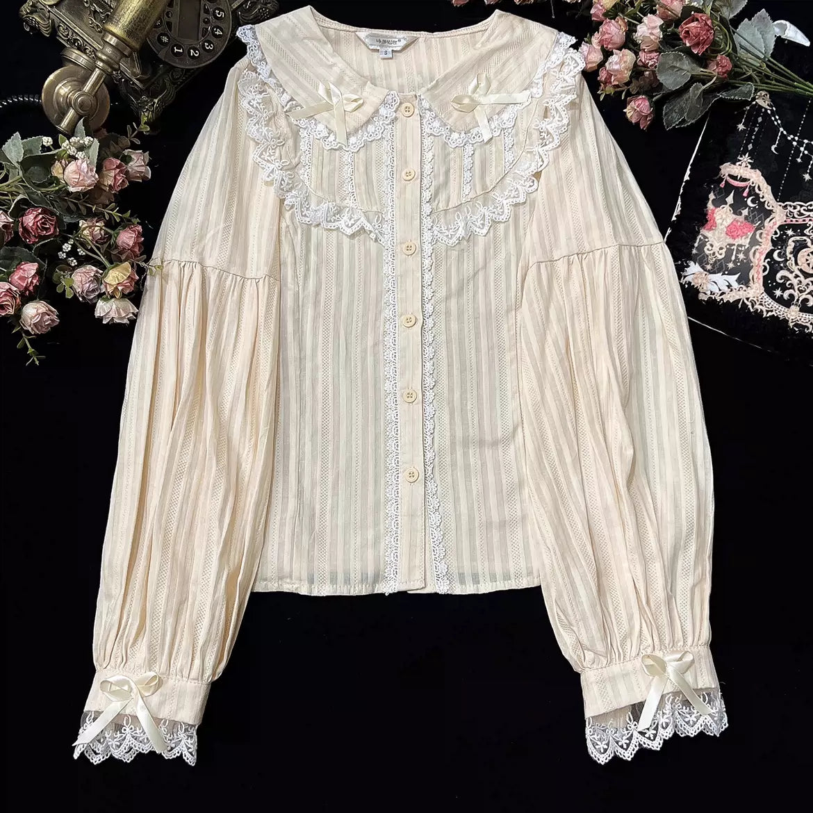 DMFS Lolita - Summer Short Sleeve Cotton Lolita Blouse